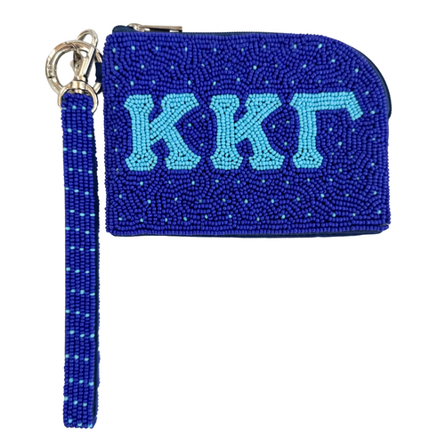 Show your sisterhood spirit in style with our exclusive Kappa Kappa Gamma Beaded Bracelet Bag! Designed to be worn on your wrist or clipped to your favorite bag, this lightweight and eye-catching accessory is perfect for any greek event! From Bid Day to Big/Little reveal, it's the perfect way to show off your letters with pride!