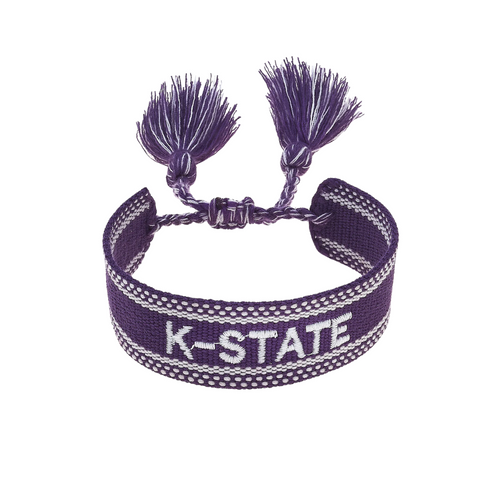 Show your team spirit with the Kansas State Wildcats Woven Tassel Bracelet! This lightweight, colorful accessory adds a fun, playful vibe to any game day outfit. Its woven design and tassel detail make it a standout piece that’s perfect for cheering on your Wildcats in style.