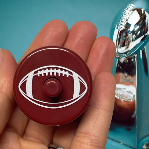 The Lion Latch-Football is a fun and handy accessory for football fans and players alike! It’s perfect for keeping stud earrings, rings, small necklaces, and tiny chains safe and sound. Help the football lover in your life keep their favorite small jewelry secure and never worry about losing those special pieces again. Score a win with this playful and practical Lion Latch!