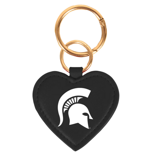 Spartan Nation, it's victory for MSU!&nbsp; Be glam in the stands when you elevate your clear bag status and accessorize your Game Day look with our Michigan State key chain/bag charm.&nbsp;