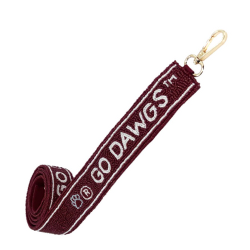 Go Dawgs! Be the talk of the tailgate when you arrive wearing our Hail State beaded paw print bag strap. The perfect Game Day accessory to elevate your clear bag and show your team spirit!
