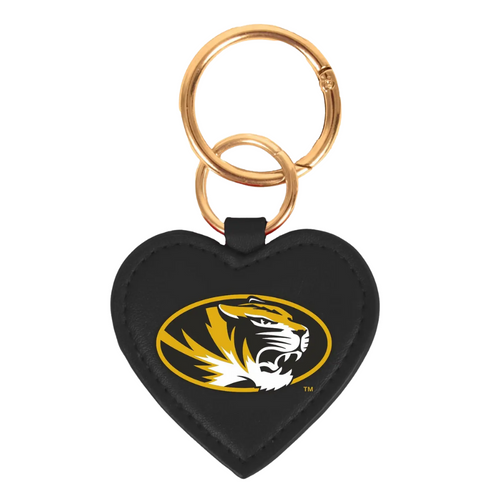 Show your team spirit with the Missouri Tigers Heart Charm Key Ring! This playful accessory keeps your keys organized while adding a touch of Tigers pride wherever you go. Perfect for fans who want a fun and functional way to carry their love for Missouri with them every day.