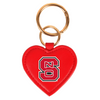 NC STATE WOLFPACK CLARA CLEAR HANDBAG-RED
