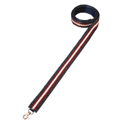 New Fan Glam Exclusive!! &nbsp;

Get ready to elevate your Game Day Glam&nbsp;and cheer your team on in style. Add a pop of spirit to your clear bag with our new Navy, Red, &amp; White beaded bag strap — the perfect blend of fashion and fandom! &nbsp;

Featuring a secure classic gold clasp closure. Also available in 10 other glam team colors!