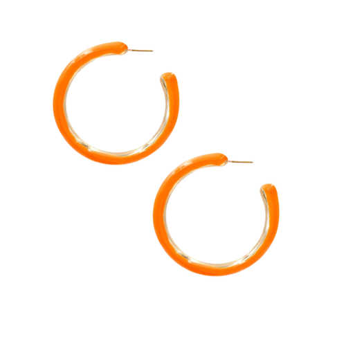 Bring the sparkle to game day with our orange Game Day Hoops!🧡🤍 ✨ The perfect mix of team pride and glam — made to stand out at every tailgate and celebration.&nbsp;