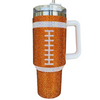 Sip in style on game day + every day!&nbsp; Add a touch of GAME DAY to any outfit with our ORANGE CRYSTAL FOOTBALL "Blinged Out" Tumbler!  Indulge in your love for&nbsp;football season and show off your&nbsp;team&nbsp;spirit. These stylish accessories are the perfect addition to your game day fit.&nbsp;