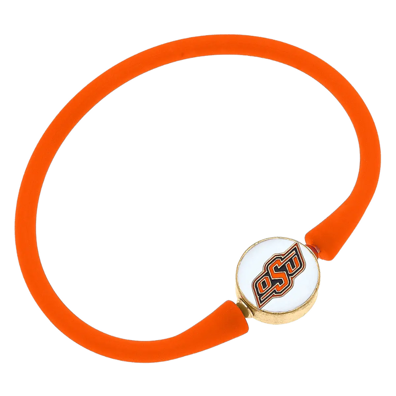 You know it's Game Day in&nbsp;Stilly&nbsp;when you hear pistols firing and OOOO... SSSS... UUUU.... COWBOYS! &nbsp;


Get ready for the big game in our OSU Enamel Silicone Charm Bracelet