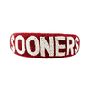 OU Sooners Crimson Beaded Headband
