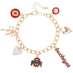 Ohio State Enamel Icons Charm Bracelet