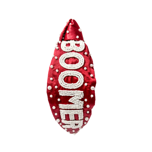 Boomer Sooner... &nbsp;It's Game Day&nbsp;in Norman, and there's no better time to elevate your head-to-toe tailgate style.&nbsp; &nbsp;Accessorize your GameDay fit with our new OU top knot Oklahoma Game Day Collegiate headband.

This headband is perfect for showing off your team spirit at sporting events, tailgates, or any other game day celebration. 