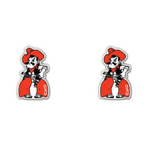 You know it's Game Day in&nbsp;Stilly&nbsp;when you hear pistols firing and OOOO... SSSS... UUUU.... COWBOYS! &nbsp;

Get ready for the game in our new Pistol Pete mini print UV stud earrings! &nbsp;Lightweight and easy to wear all day game day! &nbsp; &nbsp;The perfect ear candy that is also great for our little Pokes too!