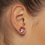 Get ready for the game in our new Pistol Pete mini print UV stud earrings! &nbsp;Lightweight and easy to wear all day game day! &nbsp; &nbsp;The perfect ear candy that is also great for our little Pokes too!