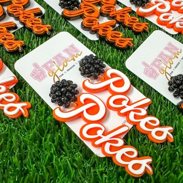 Script Pokes POKES CURSIVE SCRIPT OKLAHOMA STATE DANGLES