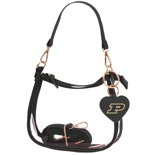 Our new Clara Clear Bag perfectly blends function and fashion, meeting stadium regulations with a chic design. It features a durable PVC body, secure zipper closure, and two interchangeable straps, keeping your essentials stylish and secure on game day.&nbsp;