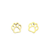 Show your team spirit with these playful Paw Gold Stud Earrings, perfect for game day! These charming studs add a subtle yet stylish touch that highlights your fan pride while keeping your look fun and polished. Lightweight and easy to wear, they’re the perfect accessory to cheer on your favorites in style.