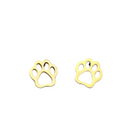 Show your team spirit with these playful Paw Gold Stud Earrings, perfect for game day! These charming studs add a subtle yet stylish touch that highlights your fan pride while keeping your look fun and polished. Lightweight and easy to wear, they’re the perfect accessory to cheer on your favorites in style.