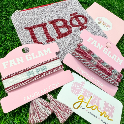 Show off your sorority colors in style with our officially licensed custom Sorority Tassel Bracelets. &nbsp; A portion of the proceeds from the sale of this bracelet with go directly to Pi Beta Phi.&nbsp;