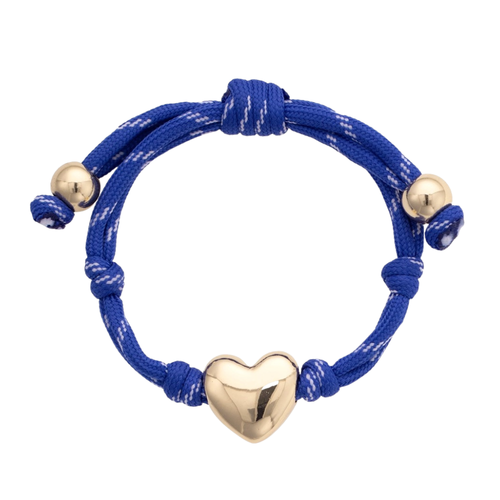 Show off your team spirit in style with the Puffy Heart Paracord Bracelet! Lightweight, bold, and effortlessly fun, it adds a vibrant pop of color to any game-day look or everyday outfit. Whether you’re cheering from the stands or hanging out with friends, this comfy bracelet is the perfect way to flaunt your blue pride wherever you go!