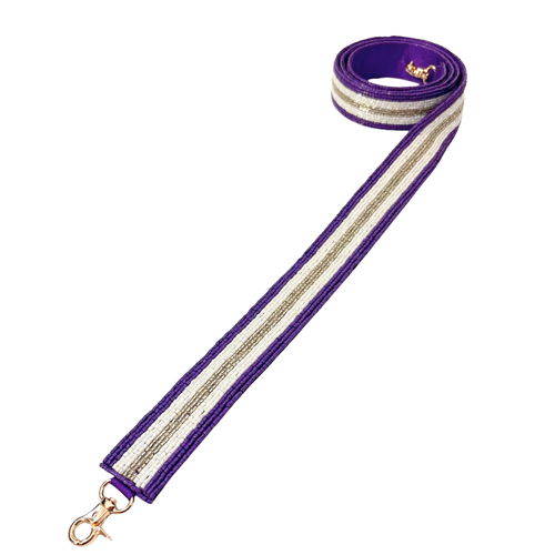 New Fan Glam Exclusive!! &nbsp;

Get ready to elevate your Game Day Glam&nbsp;and cheer your team on in style. Add a pop of spirit to your clear bag with our new Purple, Silver, &amp; White beaded bag strap — the perfect blend of fashion and fandom! &nbsp;

Featuring a secure classic gold clasp closure. Also available in 10 other glam team colors!
