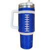 Sip in style on game day + every day!&nbsp; Add a touch of GAME DAY to any outfit with our ROYAL BLUE CRYSTAL FOOTBALL "Blinged Out" Tumbler!  Indulge in your love for&nbsp;football season and show off your&nbsp;team&nbsp;spirit. These stylish accessories are the perfect addition to your game day fit.&nbsp;