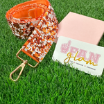 Meet our Sequin Spirit 1.75" Gameday Bag Straps!&nbsp; Score major style points this gameday! These adorable, team colored sequin straps are the perfect way to elevate your gameday outfit and show your spirit in style.