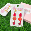 It's GameDay and time to elevate your court side style.&nbsp; Our new set of 3 enamel stud earrings are the perfect size for ear stacking and great for all ages.