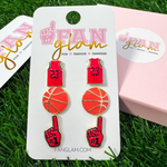 It's GameDay and time to elevate your court side style.&nbsp; Our new set of 3 enamel stud earrings are the perfect size for ear stacking and great for all ages.