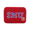 Meet Us At The Boulevard, Cause Saturdays Are For The Stangs!   Pony Up And Elevate your Game Day clear bag status when accessorizing your look with our uniquely beaded SMU credit card holder.