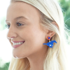 SMU Mustangs Resin Mascot Earrings