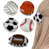 Stay focused and stylish while keeping your hair in place with our new GameDay sports ball hair clips.&nbsp; Its sturdy design and lightweight material make it both durable and comfortable.&nbsp; Get GameDay ready with this essential hair accessory.