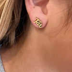 Go Tar Heels!! Show off your team spirit when you wear these UNC gold stud earrings. &nbsp;The perfect Game Day accessory to complete your look and show your spirit!