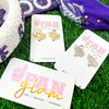 “Riff, Ram, Bah, Zoo... Give 'em Hell, TCU!”  It's time to cheer on the frogs and elevate your Game Day Fits by accessorizing your look with our new TCU State Of Texas Statement studs.  Available in classic gold or silver.