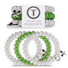 TELETIES - LACROSSE SPORTS COLLECTION  On Gameday, hold your hair and enhance your style with TELETIES. The strong grip, no rip hair tie that doubles as a bracelet. Strong, pretty and stylish, TELETIES are designed to withstand everyday demands while taking your Gameday look to the next level.