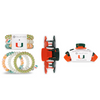 TELETIES CLIPS - UNIVERSITY OF MIAMI  On Gameday, hold your hair and enhance your style with TELETIES Collegiate Clips.  Say goodbye to breakable clips!  Each clip has bendable teeth that take back to shape, you’ll enjoy a comfortable grip that doesn’t slip for an all day hold. TELETIES hair clips are safe for all hair types and are designed to withstand everyday demands while taking your Gameday look to the next level.  