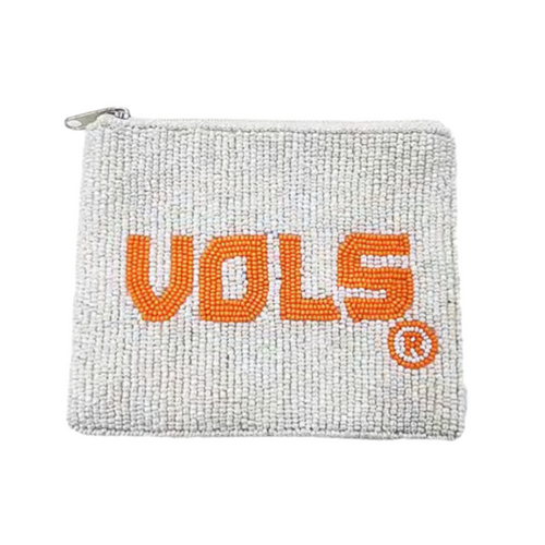 Go Big Orange! Whether you're tailgating at Neyland Stadium or watching the game from home, get Game Day ready with us! Accessorize your game day look with our beaded Vols coin bag, the perfect accessory for all fans.