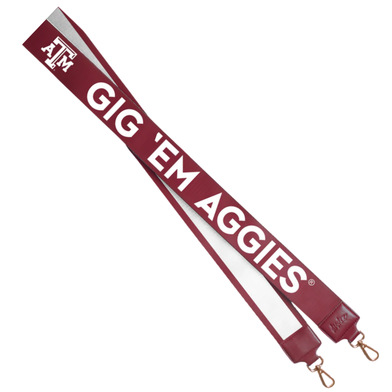 TEXAS A&M AGGIES ADJUSTABLE BAG STRAP