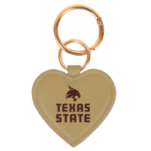 Eat 'em up, Cats! Be glam in the stands when you elevate your clear bag status and accessorize your Game Day look with our Texas State University chain/bag charm.&nbsp;