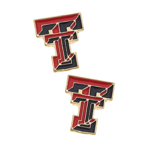 Raider Power! &nbsp;Saturdays In&nbsp;Lubbock&nbsp;Are For Tortilla Tossing + Guns Up!&nbsp;

Lightweight and easy to wear all day game day! These "Double T" Enamel studs are the perfect ear candy for any Raiders fan!&nbsp;