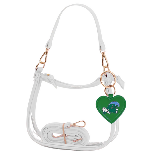 Our new Clara Clear Bag perfectly blends function and fashion, meeting stadium regulations with a chic design. It features a durable PVC body, secure zipper closure, and two interchangeable straps, keeping your essentials stylish and secure on game day.&nbsp;