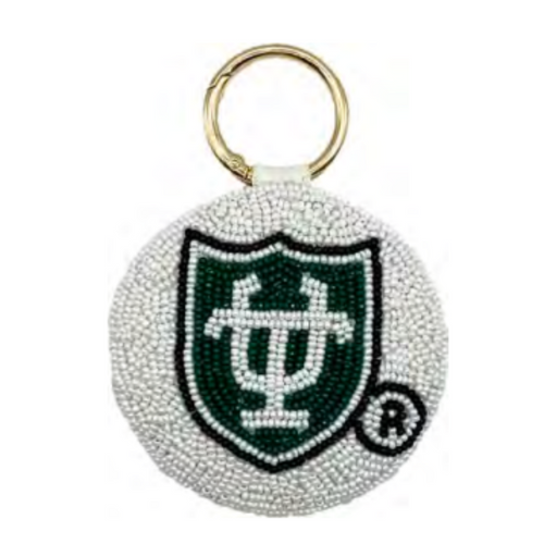 A One, A Two, A Helluva Hullabaloo, It's Time To Fear The Green Wave. Elevate your tailgate by accessorizing your Game Day look with our uniquely beaded Tulane key ring charm.