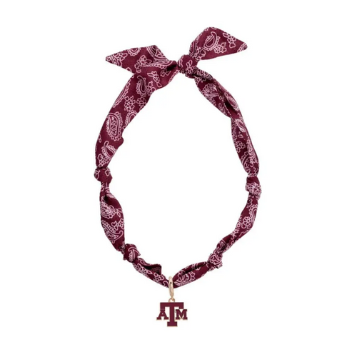 Gig ‘em in style! This preppy scarf necklace is a must for every Aggie girl’s closet.
