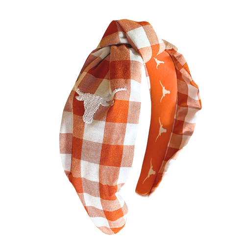 "The Eye's of Texas Are On You!" It's Game Day in&nbsp;Austin&nbsp;and time to show off your Hook'Em Horns spirit!

This headband is perfect for showing off your team spirit at sporting events, tailgates, or any other game day celebration. &nbsp;