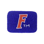 So give a cheer for the Orange + Blue!  It's GameDay in The Swamp and there's no better time to accessorize your Game Day look.  Elevate your clear bag status with our iconic UF Gators logo credit card holder.