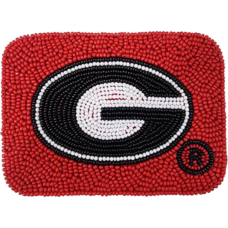 Call The Dawgs...  It's GameDay Between The Hedges and there's no better time to accessorize your Game Day look. Elevate your Game Day clear bag status when accessorizing your look with our iconic Georgia logo credit card holder.