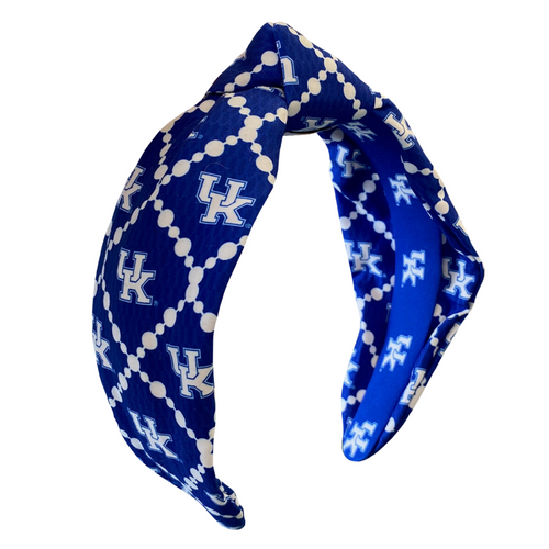 Go Big Blue! There's no better time to elevate your head-to-toe tailgate style.   Accessorize your GameDay fit with our new University Of Kentucky Game Day Collegiate headband.  This headband is perfect for showing off your team spirit at sporting events, tailgates, or any other game day celebration.  