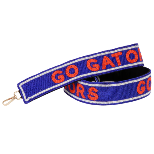 GO GATORS! &nbsp;It's GameDay in The Swamp and there's no better time to accessorize your Game Day look. &nbsp;Elevate your clear bag status when styling your clear bag with our uniquely beaded UF Gators bag strap.&nbsp;