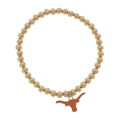 "The Eye's of Texas Are On You!" It's Game Day in Austin&nbsp;and time to show off your&nbsp;Hook'Em Horns&nbsp;spirit!

Get ready for the big game in our new UT Texas Longhorns Cursive Enamel Charm Bracelet.&nbsp; A classic Game Day favorite for all fans of all ages.