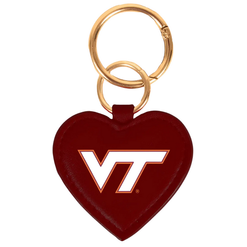 Once a Hokie, Always a Hokie! Be glam in the stands when you elevate your clear bag status and accessorize your Game Day look with our Virginia Tech key chain/bag charm.&nbsp;