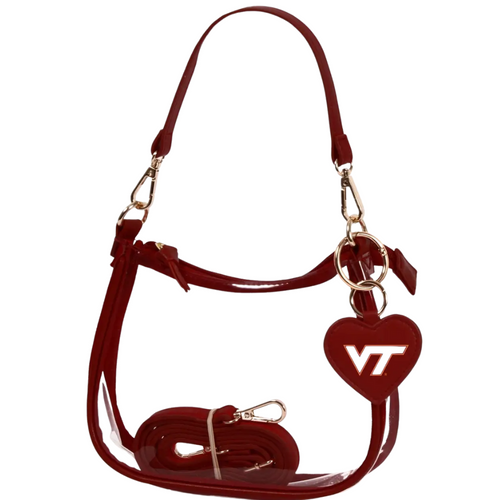 Our new Clara Clear Bag perfectly blends function and fashion, meeting stadium regulations with a chic design. It features a durable PVC body, secure zipper closure, and two interchangeable straps, keeping your essentials stylish and secure on game day.&nbsp;