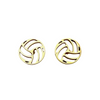 Hit the court in style in the perfect GameDay stud!&nbsp; Our new gameday favorite, these volleyball gold stud earrings are a a great gift for ANY Volleyball fan, player, teammate or Coach!&nbsp; So lightweight, you won't even know you have them on!